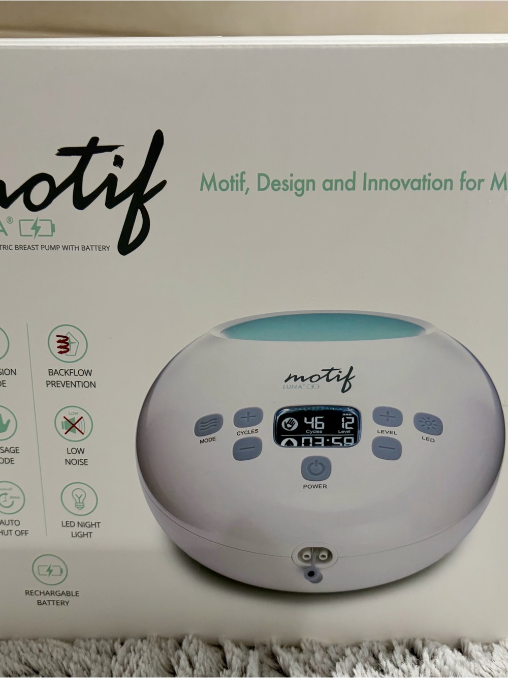 Motif Luna with Battery Breast Pump